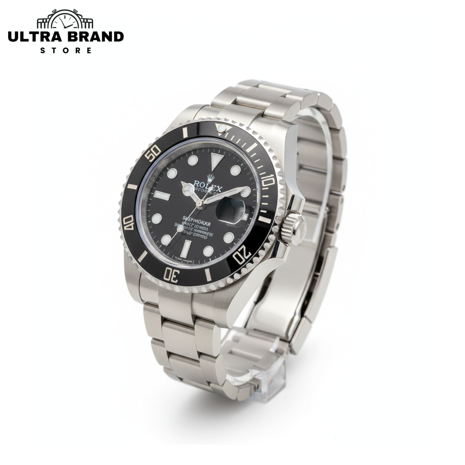 Rolex No Date Submariner 124060 Black 41mm Clone 3230 Movement