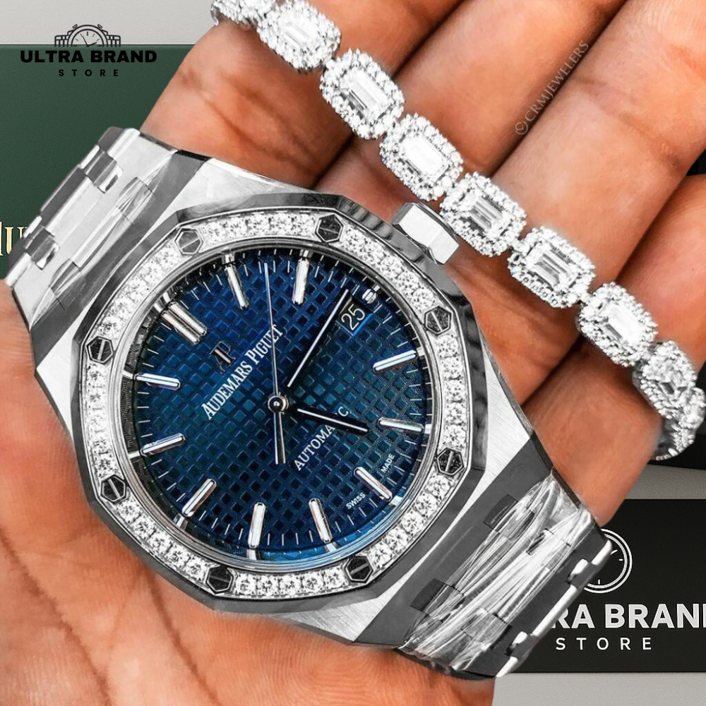 Audemars Piguet Royal Oak Iced Bezel - Image 2