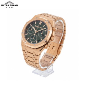 Audemars Piguet Royal Oak Chronograph Ref.26240 Rose Gold Green Dial Replica