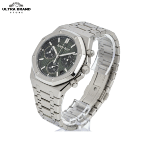 Audemars Piguet Royal Oak Chronograph Stainless Steel Green Dial Clone 4401 Movement