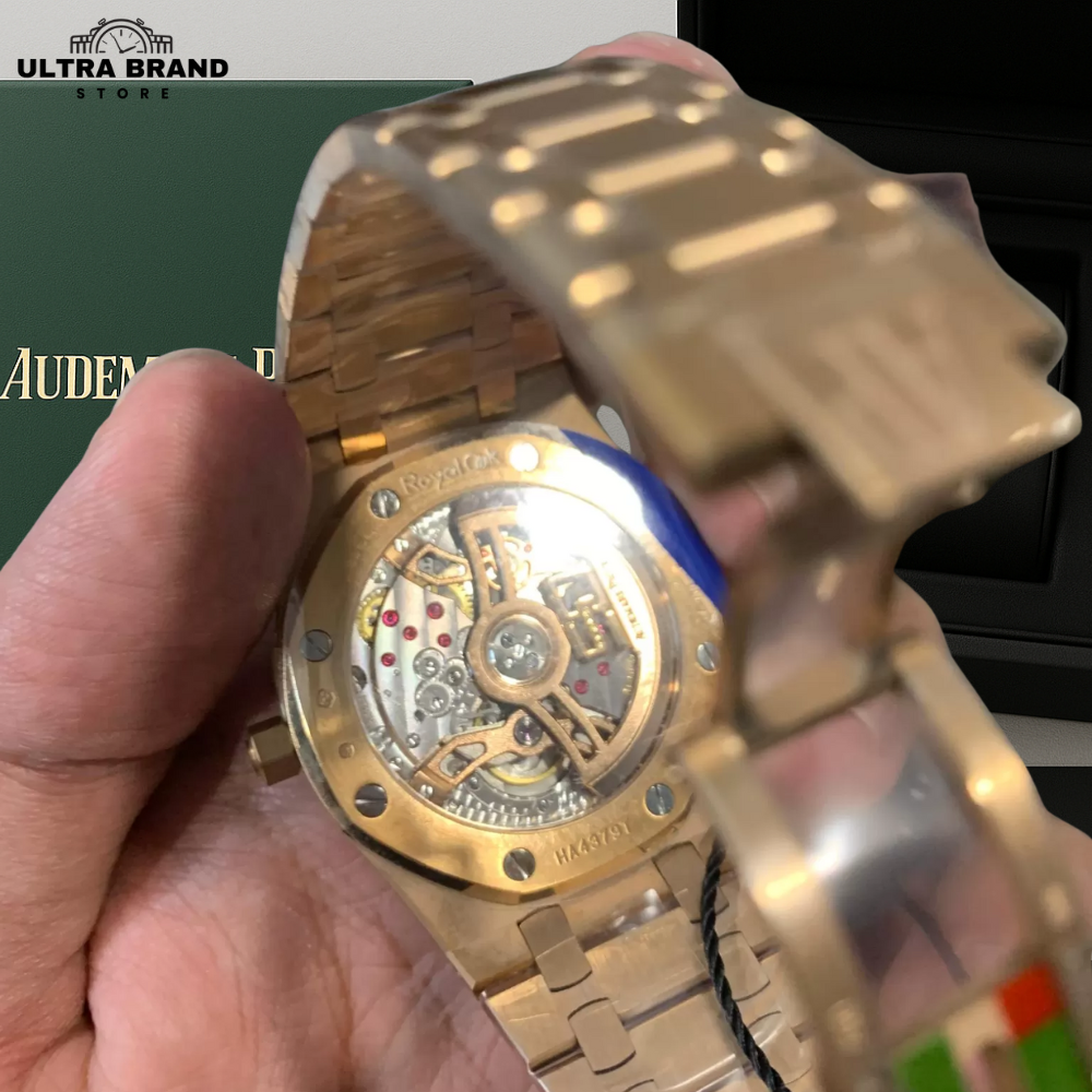 Audemars Piguet Royal Oak Jumbo 16202 Rose Gold Slate Grey Gradient Dial 50th Anniversary Replica - Image 2