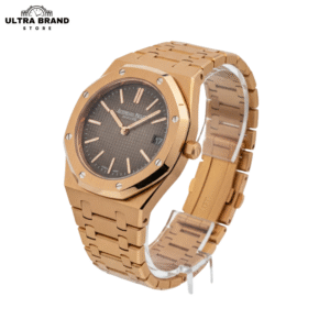 Audemars Piguet Royal Oak Jumbo 16202 Rose Gold Slate Grey Gradient Dial 50th Anniversary Replica
