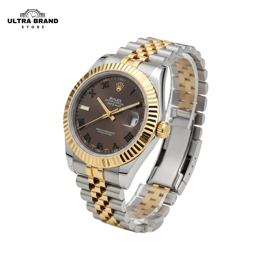 Datejust 41 Wimbledon Yellow Gold two Tone Japan Replica