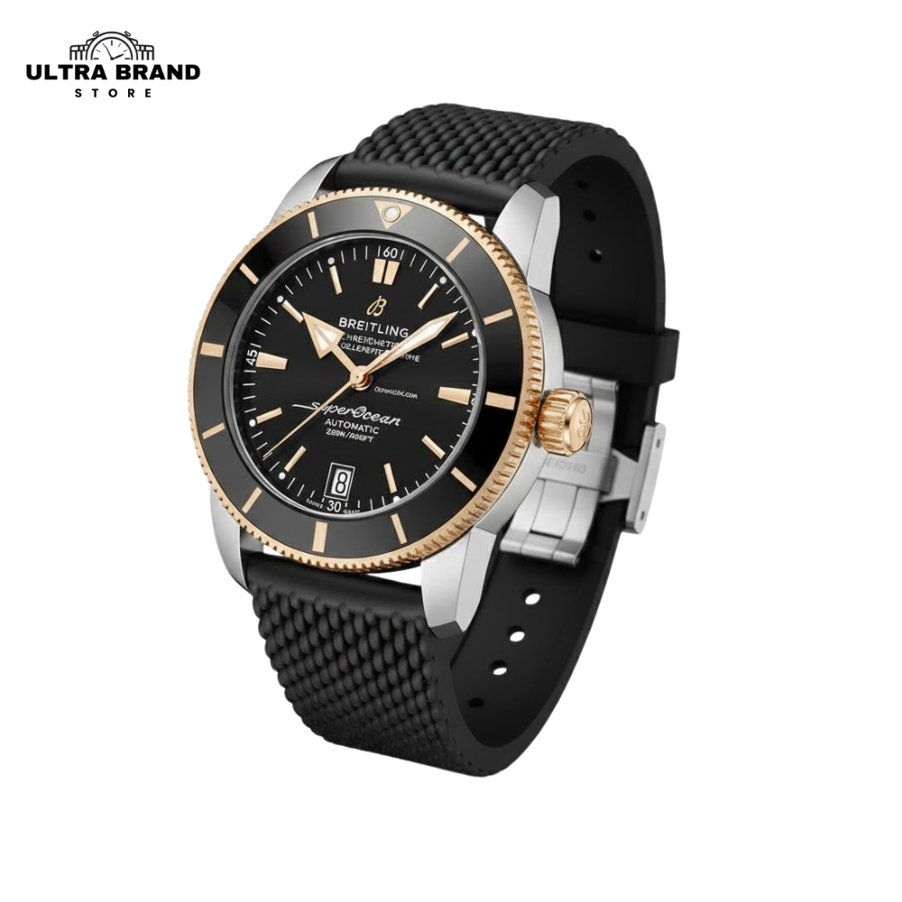 Fake Breitling Superocean Heritage 2 Black Rubber Strap Ref.AB201012