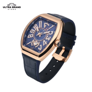 Franck Muller Vanguard V45 Yachting Rose Gold Blue Dial