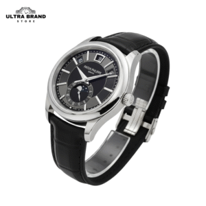 Patek Philippe Annual Calendar 5205G-010 Stainless steel black leather strap
