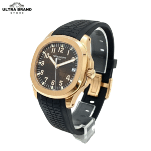 Patek Philippe Aquanuat 5167R-001 Rose Gold Brown Strap Replica