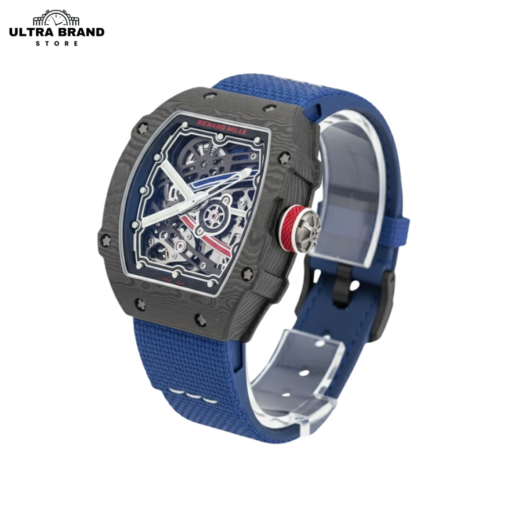 RM 67-02 Super Clone Sébastien Ogier TPT Blue elastic wristband