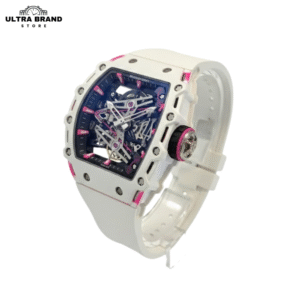 RM38-02 CA FQ Bubba Watson White And Pink Manual Winding Tourbillon High End Replica