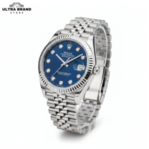 Rolex Datejust 36mm Blue Dial Diamond Hour Markers Super Fake With Clone 3235 Movement