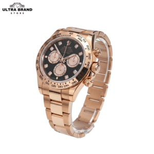 Rolex Daytona 126505 Rose Gold Black Diamond Hour Markers 4131 Movement Super Clone