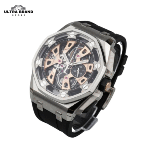 Super Clone Ap Royal Oak Offshore Tourbillon Skeleton Silver