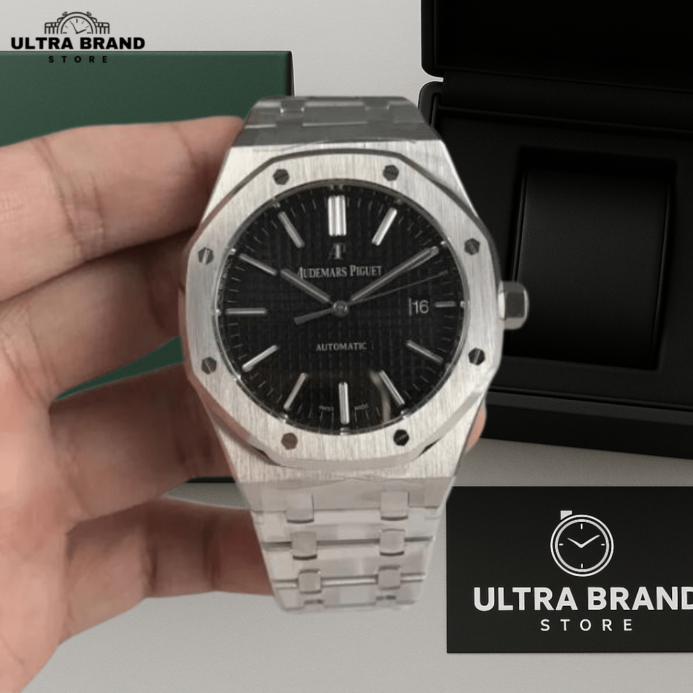 AP Royal Oak Ref.15400 Black Dial Swiss movement Super Clone Fake - Image 2