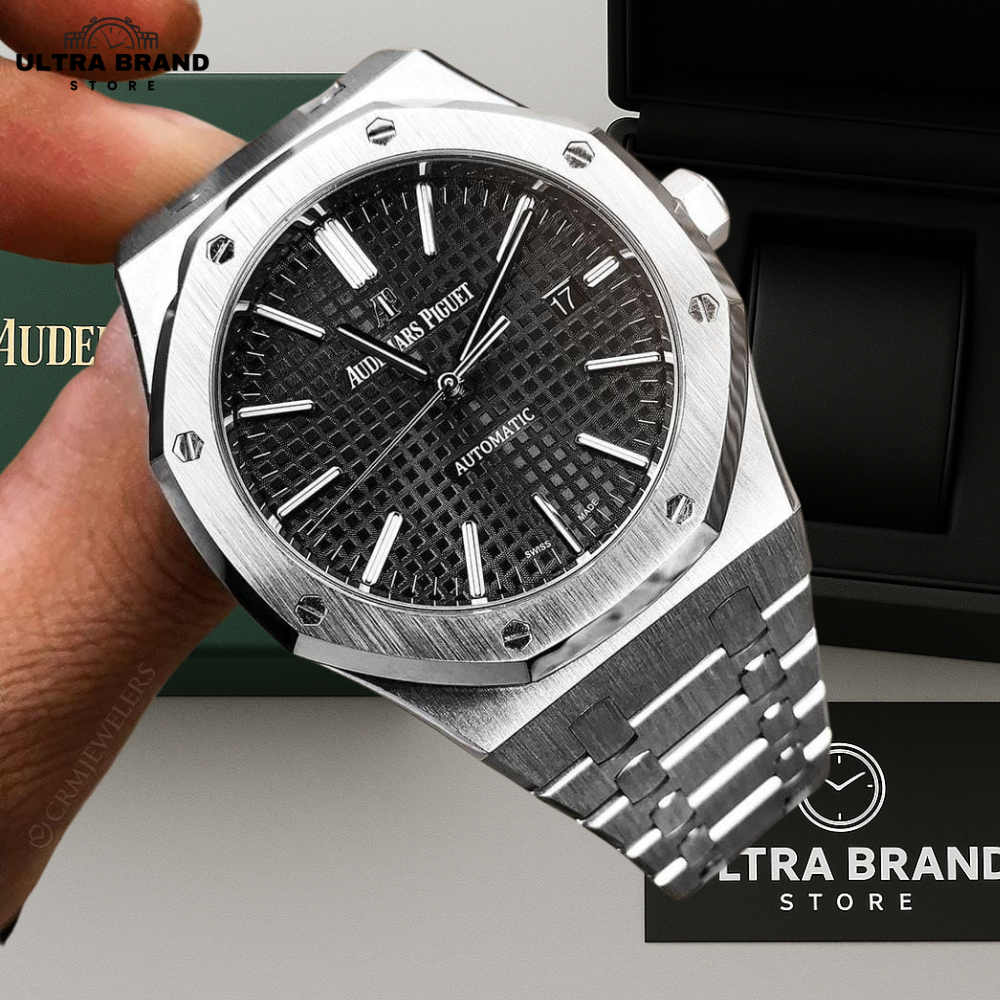 AP Royal Oak Ref.15400 Black Dial Swiss movement Super Clone Fake - Image 3