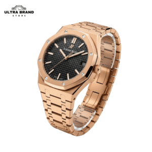 AP Royal Oak Rose Gold Black Dial 15500 Super Clone