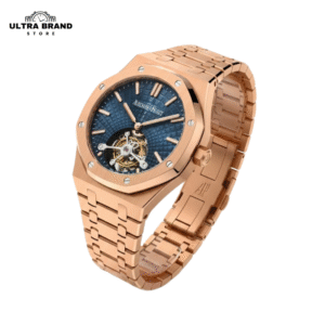 AP Royal Oak Tourbillon Rose Gold 26521OR.SS.1220OR.01 Blue Dial Super Clone