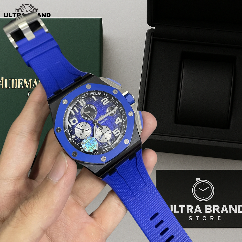 Audemars Piguet Royal Oak Offshore Smoked Blue Dial Clone Copy - Image 2