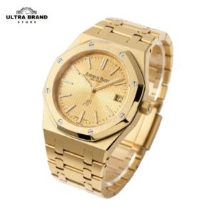 Audemars Piguet Royal Oak Reference 15202 Jumbo Yellow Gold Champagne Dial Swiss Replica Watch