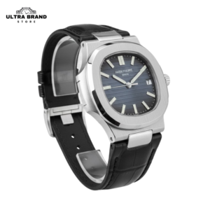 Patek Philippe Nautilus 5711 Blue Dial Leather strap Swiss Clone Replica