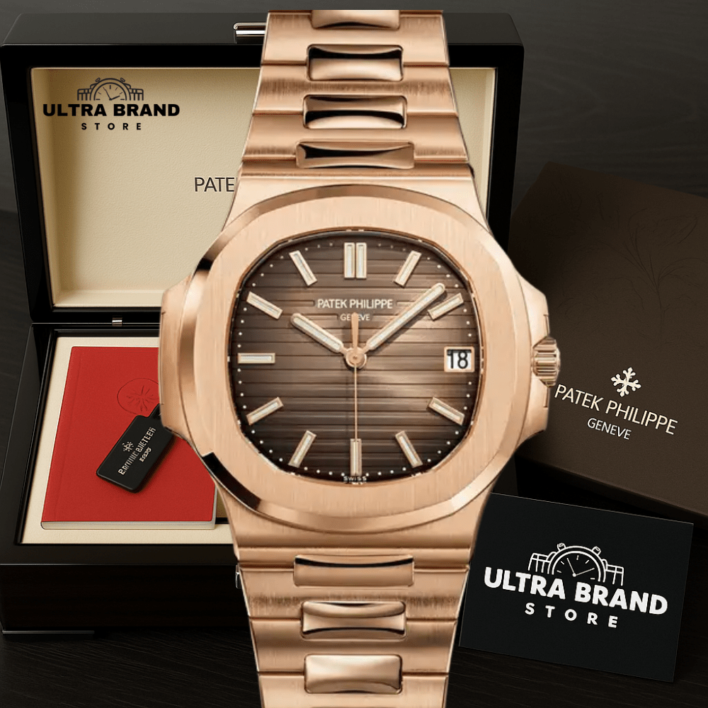 Patek Philippe Replica Nautilus 5711 Chocolate Dial Rose Gold Swiss Movement - Image 2