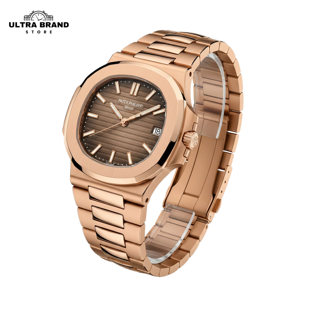Patek Philippe Replica Nautilus 5711 Chocolate Dial Rose Gold Swiss Movement