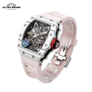 Richard Mille RM35-02 Rafael Nadal White Carbon Case Rubber Strap Swiss Clone