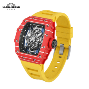 Richard Mille RM35-02 Red Case Yellow Strap
