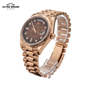 36mm Rolex Day-Date Rose Gold Ombre Dial Swiss 3255 clone Movement