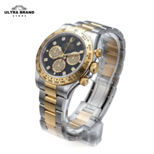 Bi-metal Rolex Daytona Diamond Set Dial Yellow Gold Top Clone Watch