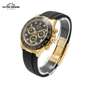 Rolex Cosmograph Daytona Oysterflex Yellow Gold Black Diamond Dial