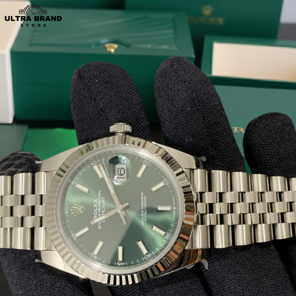 Rolex Datejust 41 Mint Green Dial 3235 Movement Replica Clean Factory - Image 2