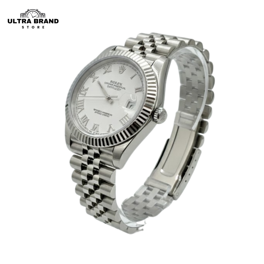 Rolex Datejust 41 White Dial Roman Numerals Mirror Master Copy