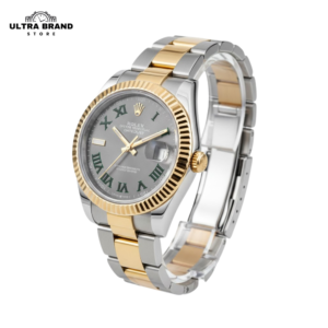 Rolex Datejust Wimbledon yellow Gold Oyster Strap CLone
