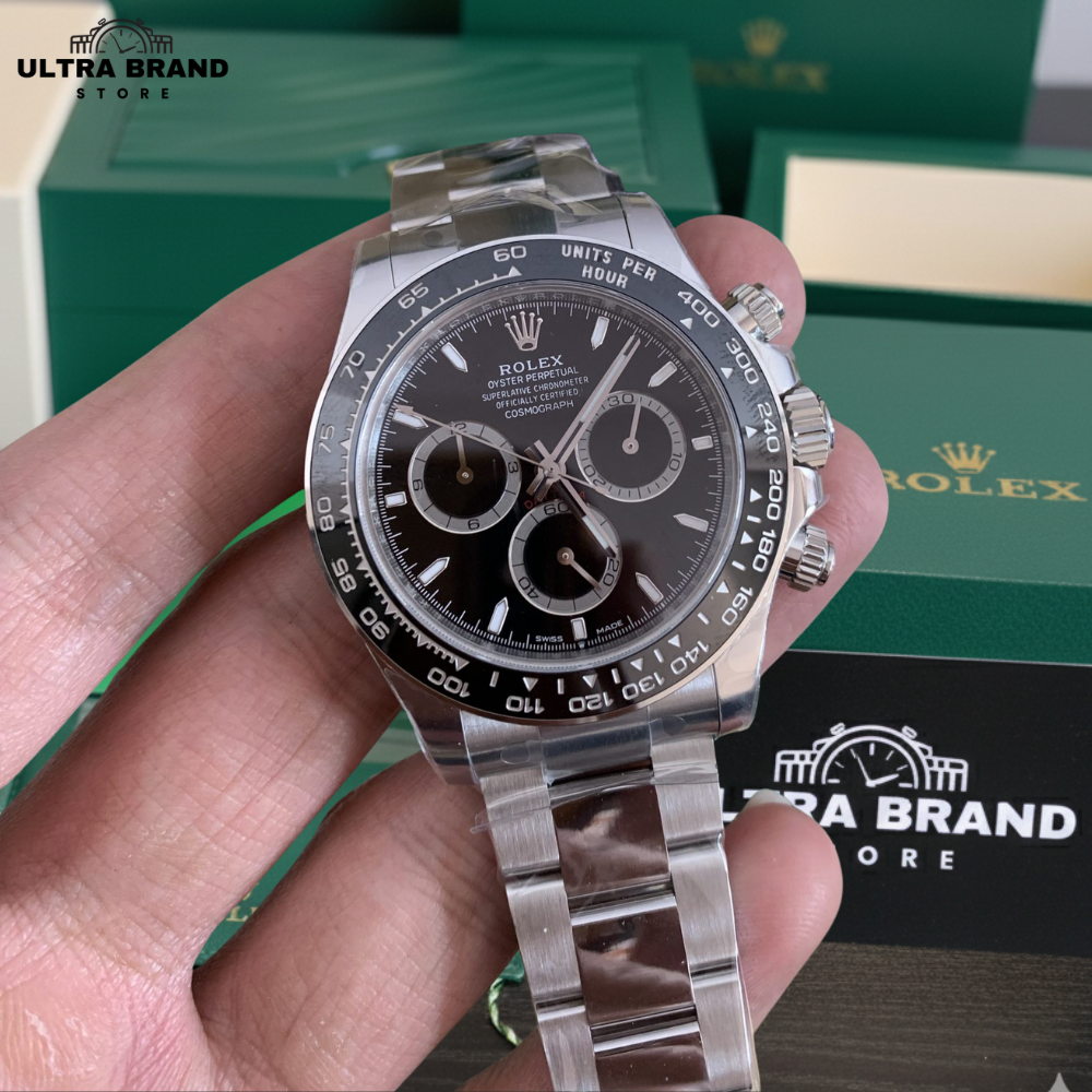 Rolex Daytona 126500 Black Dial Super Clone 4131 Movement Latest - Image 2