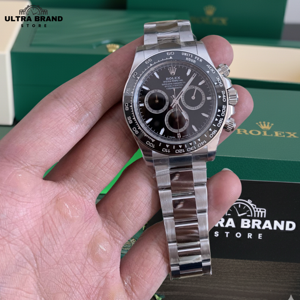 Rolex Daytona 126500 Black Dial Super Clone 4131 Movement Latest - Image 3