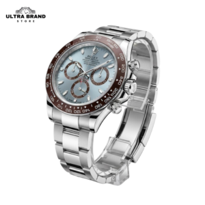 Rolex Daytona Ice Blue Platinum 126506 Exhibition Case Back 904L Stainless Steel Clone