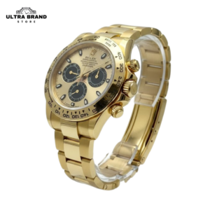 Rolex Daytona Yellow Gold Champagne Dial 4130 Movement Clean Factory Imitation
