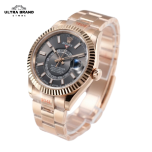 Rolex Sky Dweller Rose Gold Rhodium Dial Replica