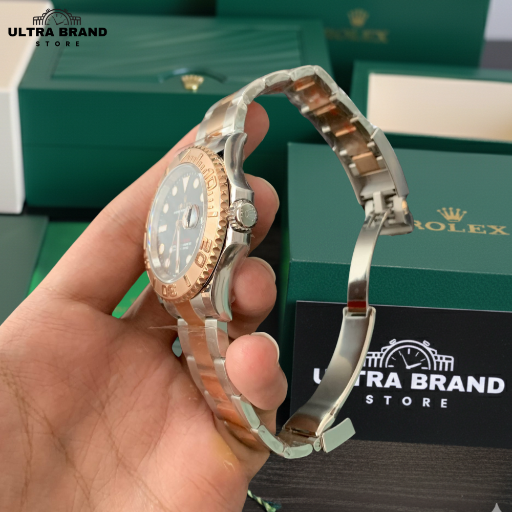 Yacht Master 40 Rose Gold Chocolate Dial 3235 Movement Super Replica - Image 3